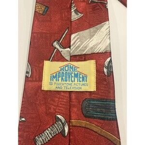 Vintage Tim The Toolman Home Improvement Neck Tie Mens Tool Time Handyman USA